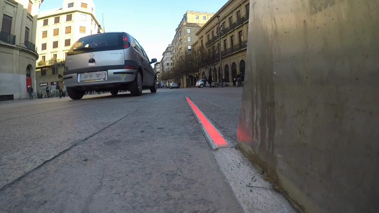 Fotograma del vídeo de una instalación de STOPLED
